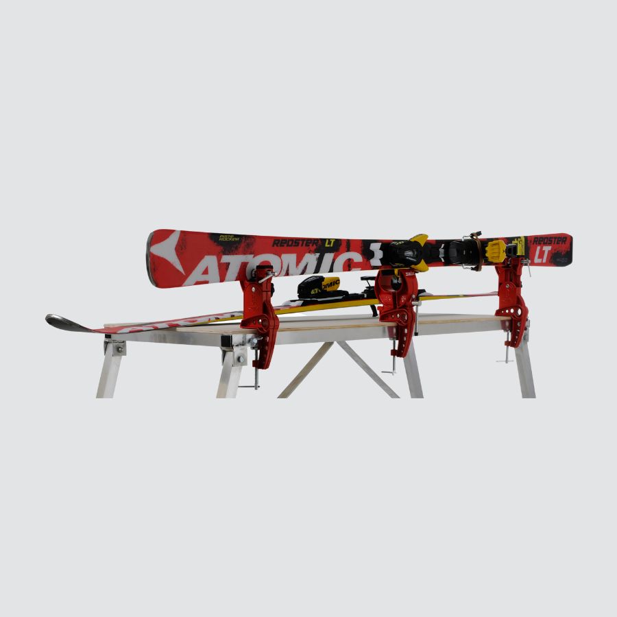 Ski clamp set